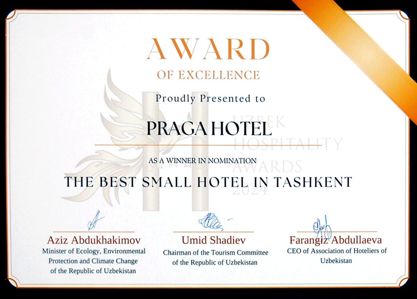 Praga Hotel Tachkent Extérieur photo